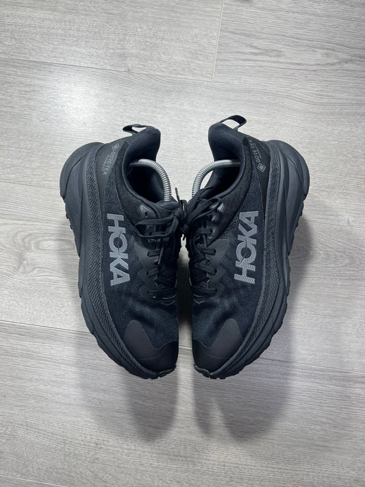 HOKA Challenger ATR 7 Gore-Tex Size 9 U.K. - 1134501F-BBLC Black Running trainer shoes