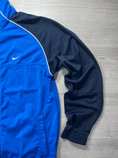 Vintage Nike The Athletic Dept Track Top / Full-Zip Jacket – Royal Blue & Navy Size Medium