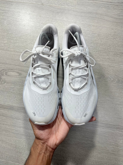 On Running Cloudmonster White Glacier - 61.97654 Size 8.5 U.K. Running shoes trainers