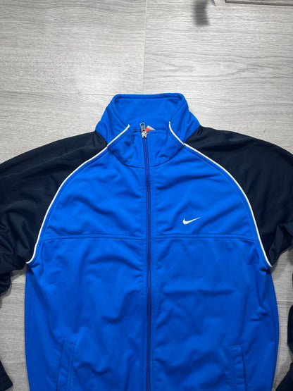 Vintage Nike The Athletic Dept Track Top / Full-Zip Jacket – Royal Blue & Navy Size Medium