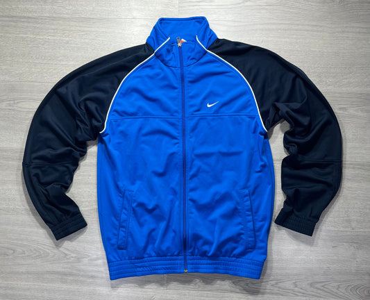 Vintage Nike The Athletic Dept Track Top / Full-Zip Jacket – Royal Blue & Navy Size Medium