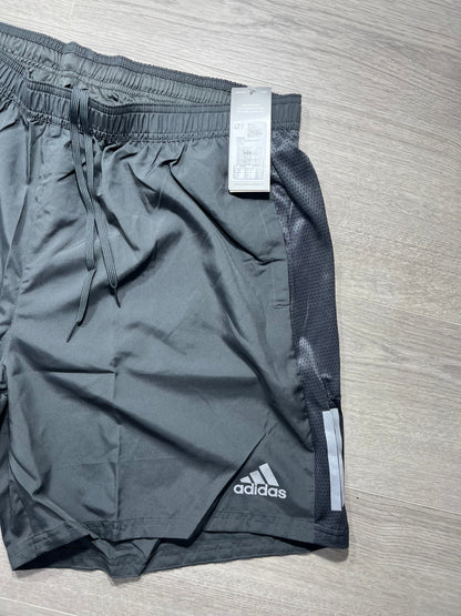 Men’s Adidas Own the Run Gym Sport sportswear Shorts Grey Areoready  - H34502 - Size 2XL