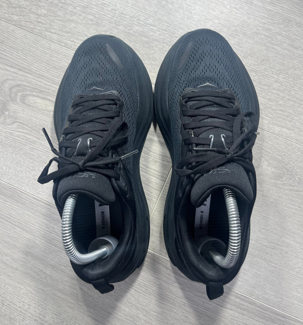 Women’s Hoka Bondi 8 Black - 1127952-BBLC Size 6.5 U.K. Running trainer shoes