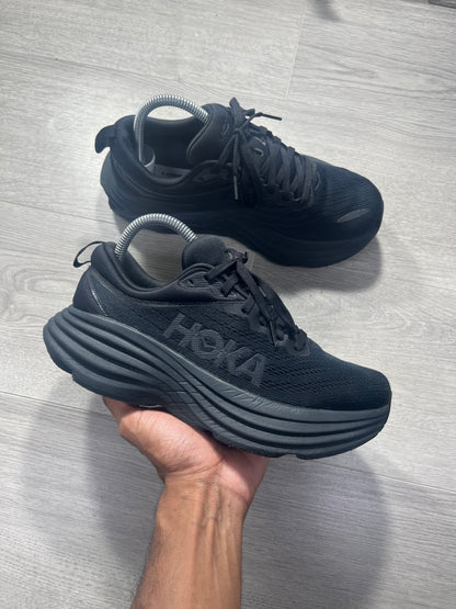 Women’s Hoka Bondi 8 Black - 1127952-BBLC Size 6.5 U.K. Running trainer shoes