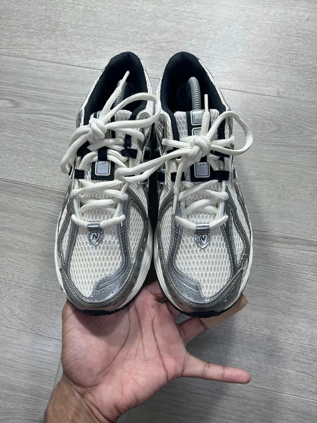 New Balance 1906R Silver Metallic Black - M1906RER - Size 9 U.K. trainer shoes
