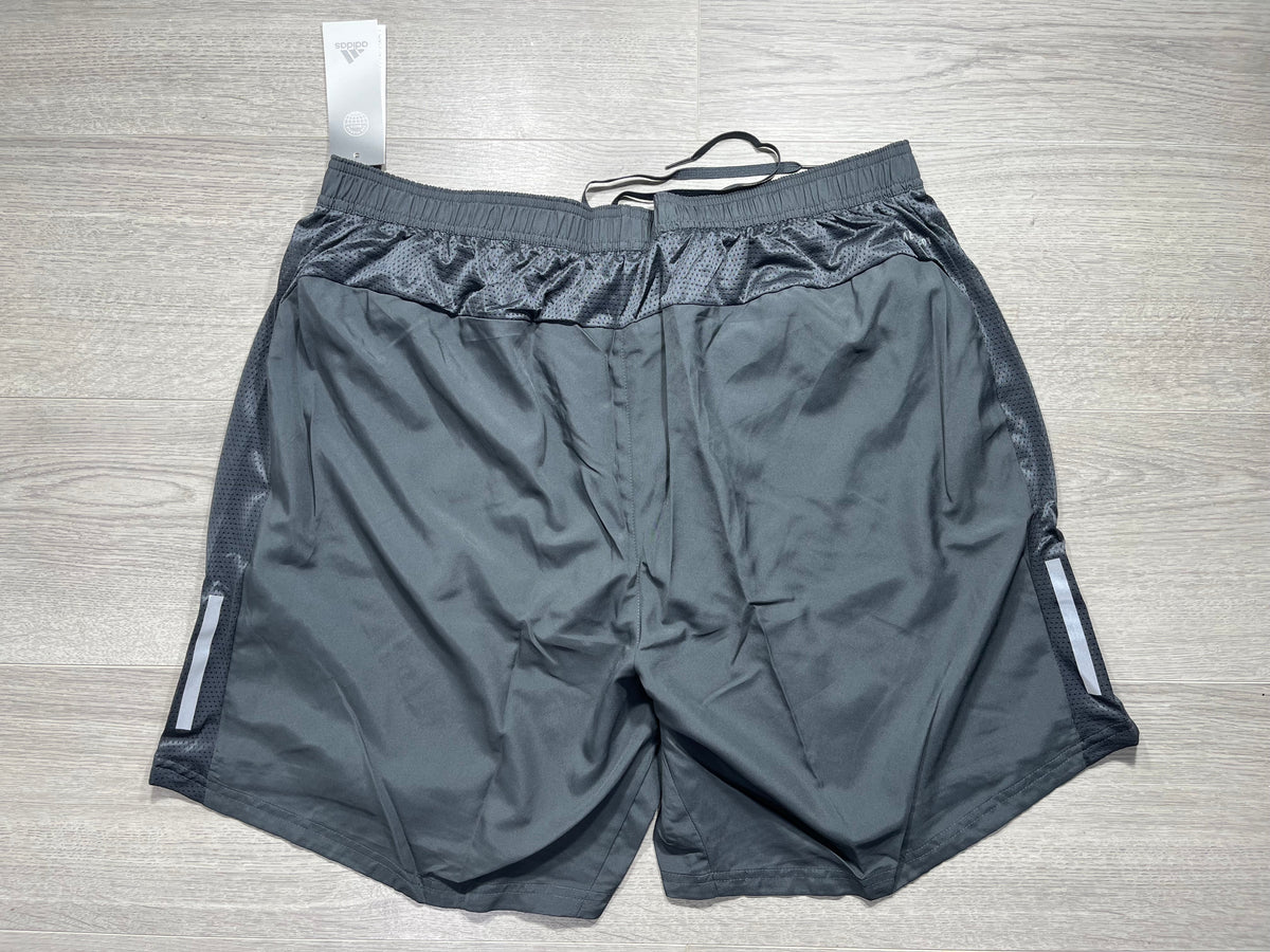Men’s Adidas Own the Run Gym Sport sportswear Shorts Grey Areoready  - H34502 - Size 2XL