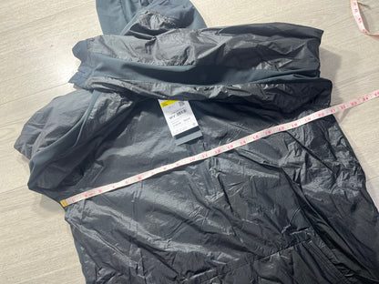 Men's Nike Pro Repel Half Zip Black Hooded Training Running Windbreaker Jacket - DM5536-100 - Size Small