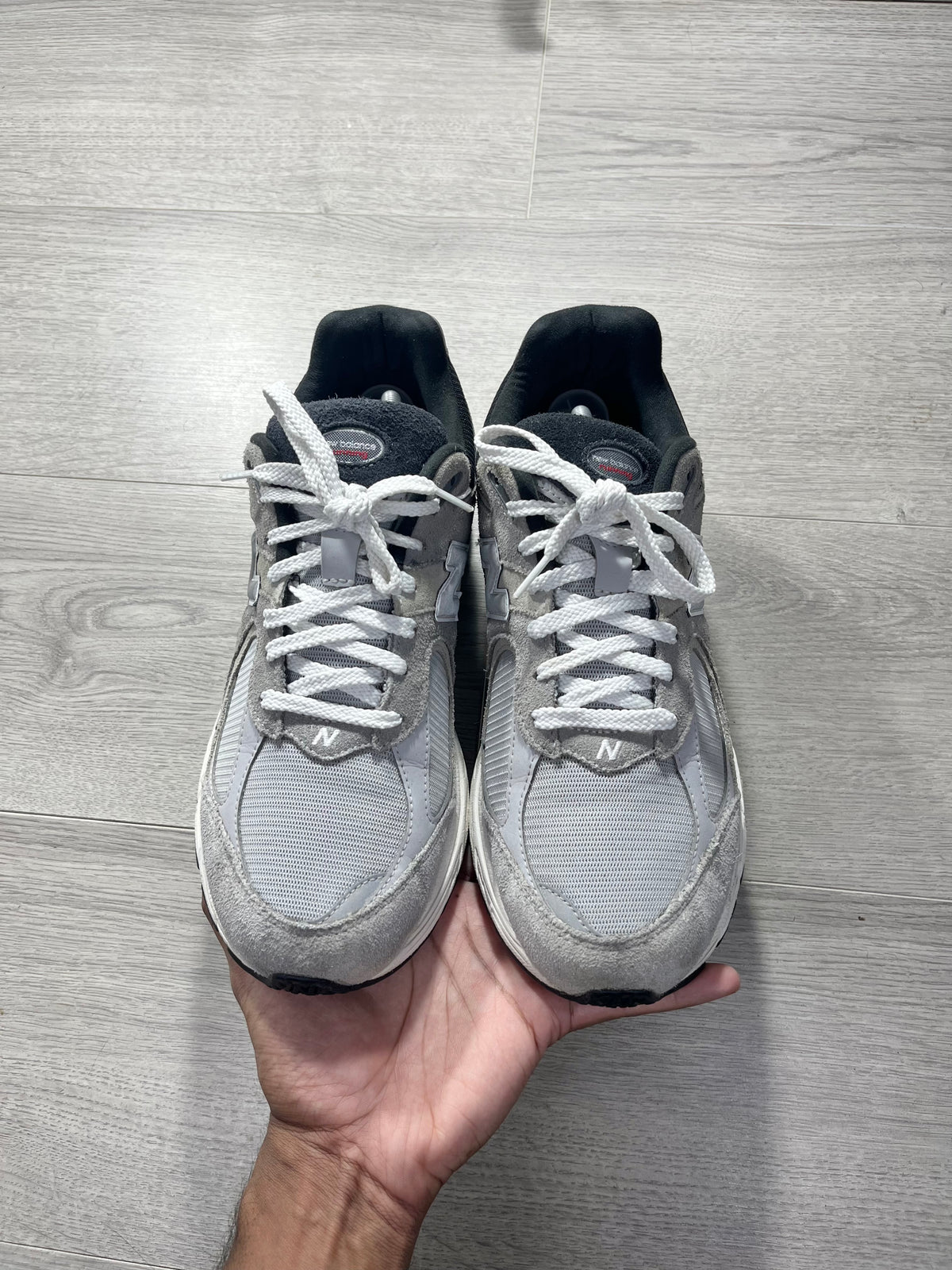 New Balance 2002R Slate Grey Raincloud - M2002RSG - Suede toe box 